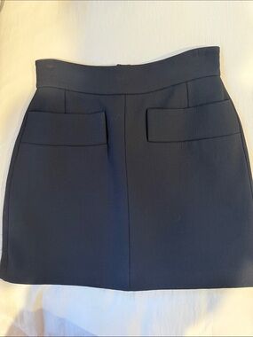 Stella McCartney Black Pocket-Front Mini Skirt